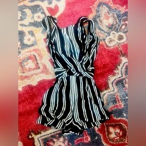 Black & white romper